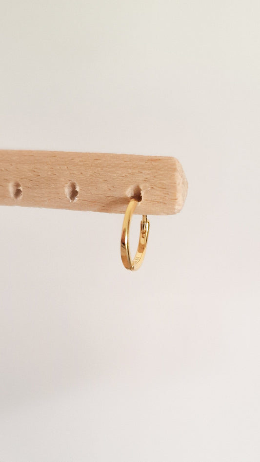 Basic goud extra smal oorbel 10mm
