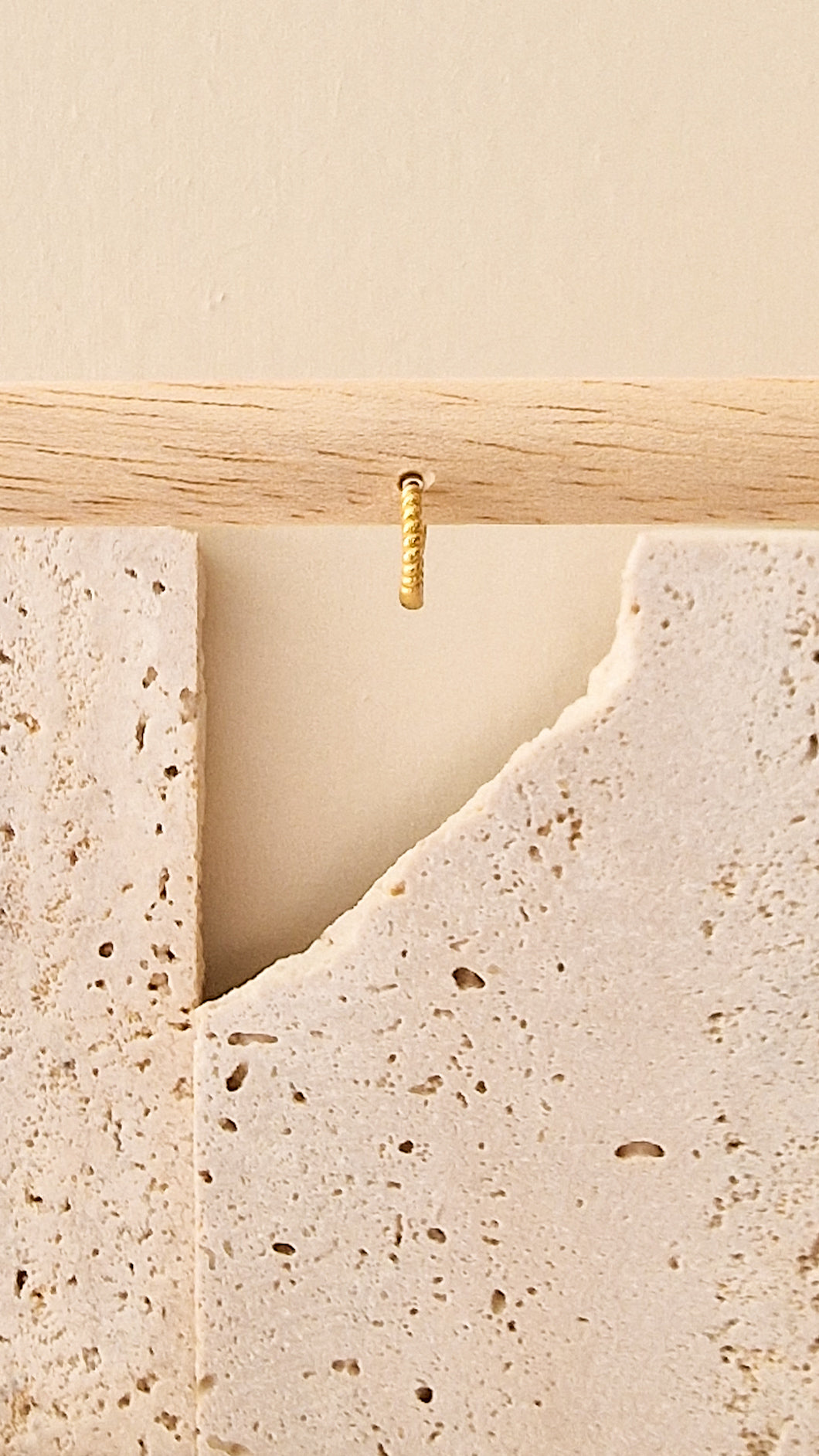 Just like rope 6mm oorbel