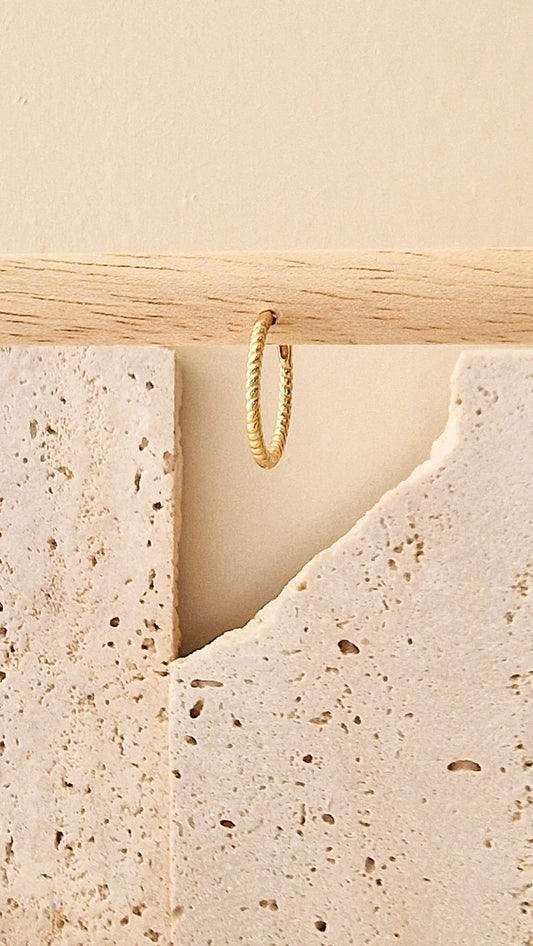 Just like rope 13mm oorbel