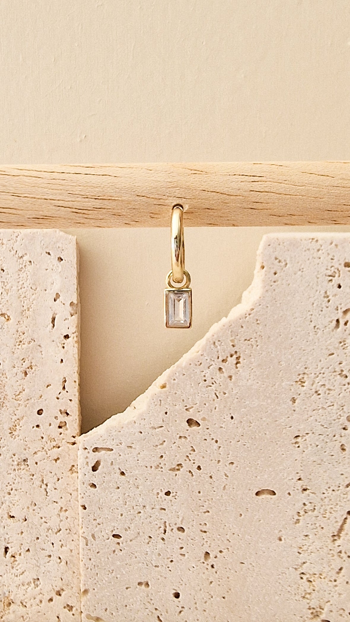 Square square oorbel