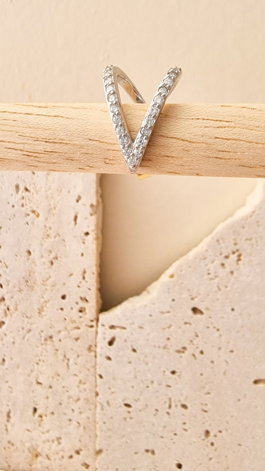 Separately oorbel Zilver