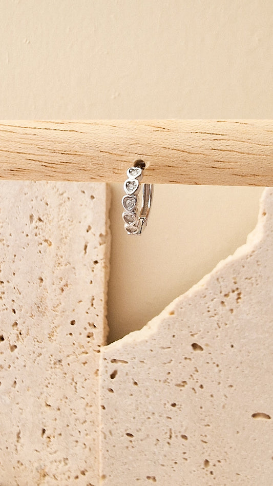 Love you lots oorbel ZILVER