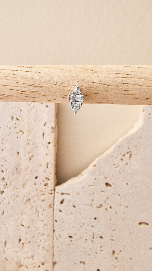 Cocoon steker Zilver