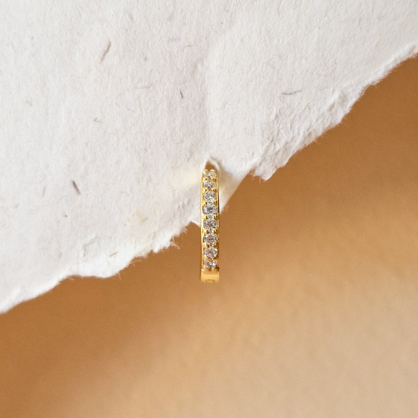 Basic shiny 9mm oorbel