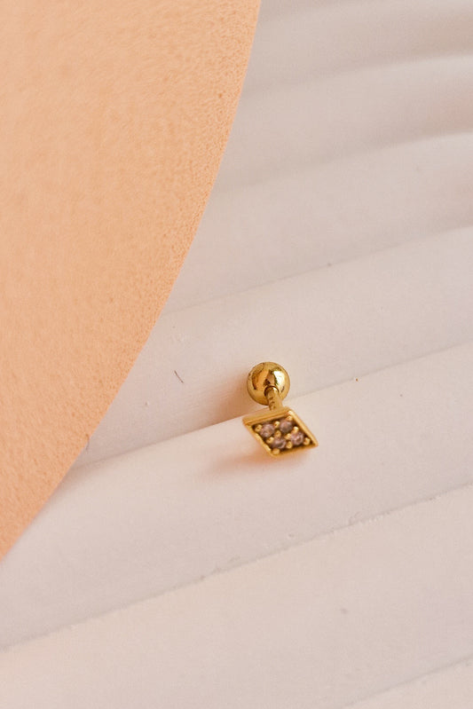 Ruit strass Piercing