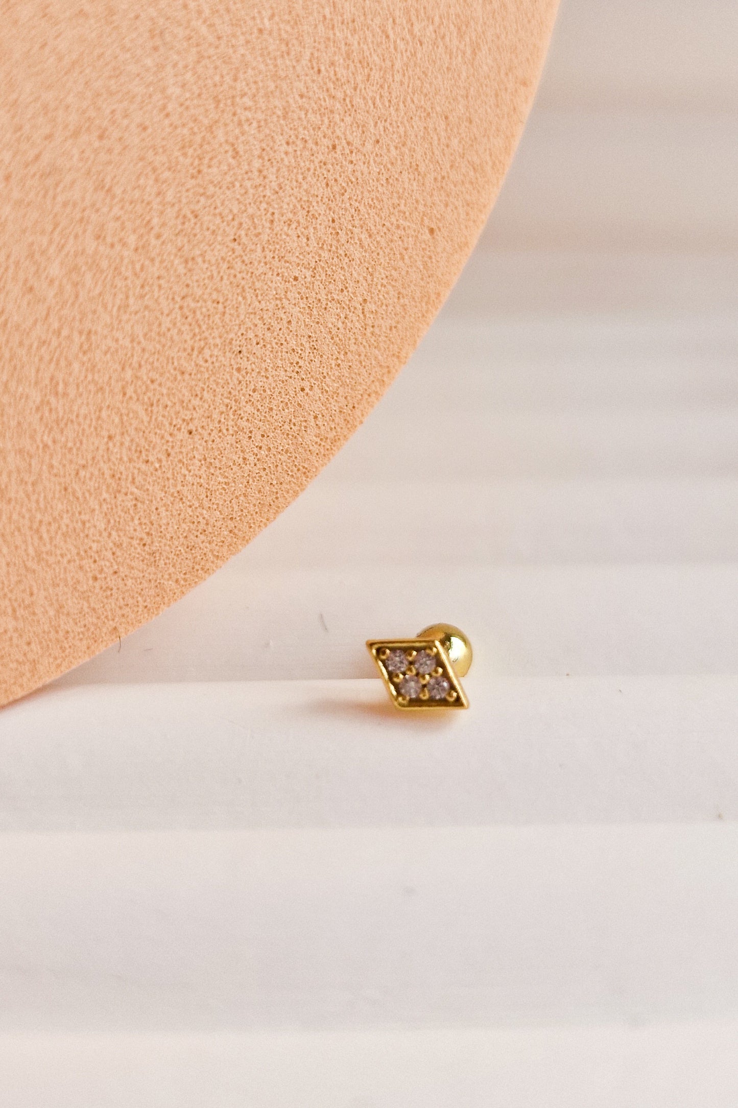 Ruit strass Piercing