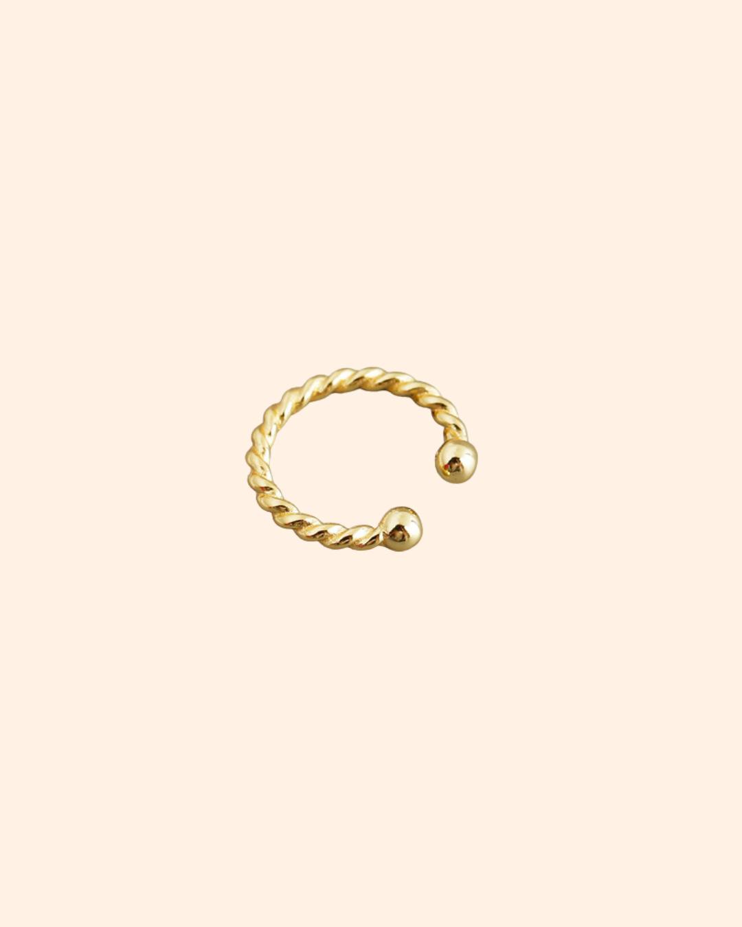 Twisted earcuff