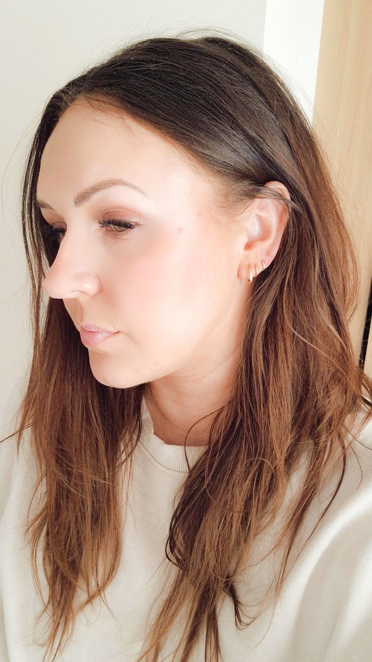 Basic goud extra smal oorbel 10mm