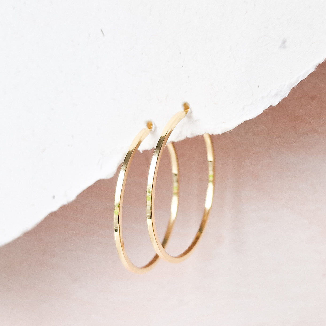 Basic big hoops oorbel