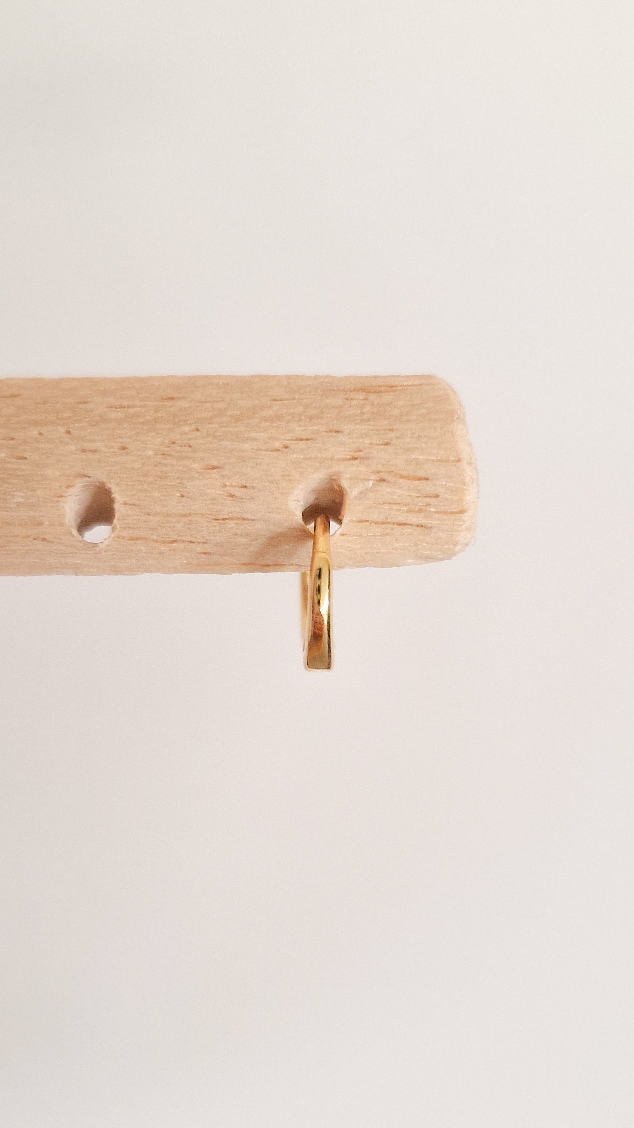 Basic goud extra smal oorbel 6mm