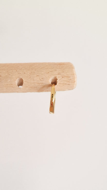 Basic goud extra smal oorbel 8mm