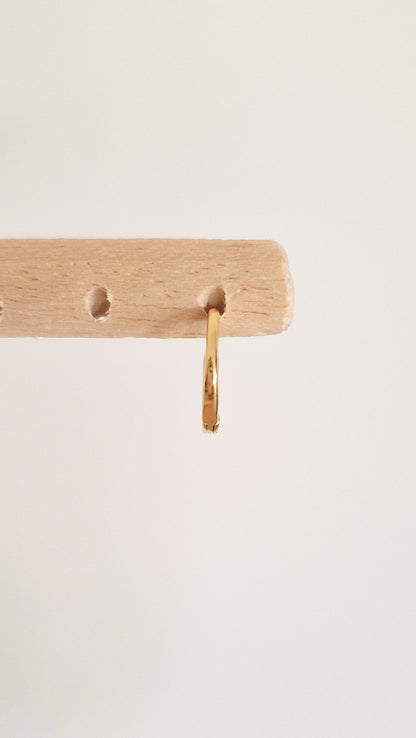 Basic goud extra smal oorbel 10mm