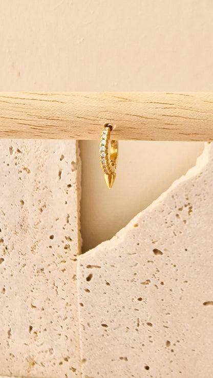 Small spike oorbel