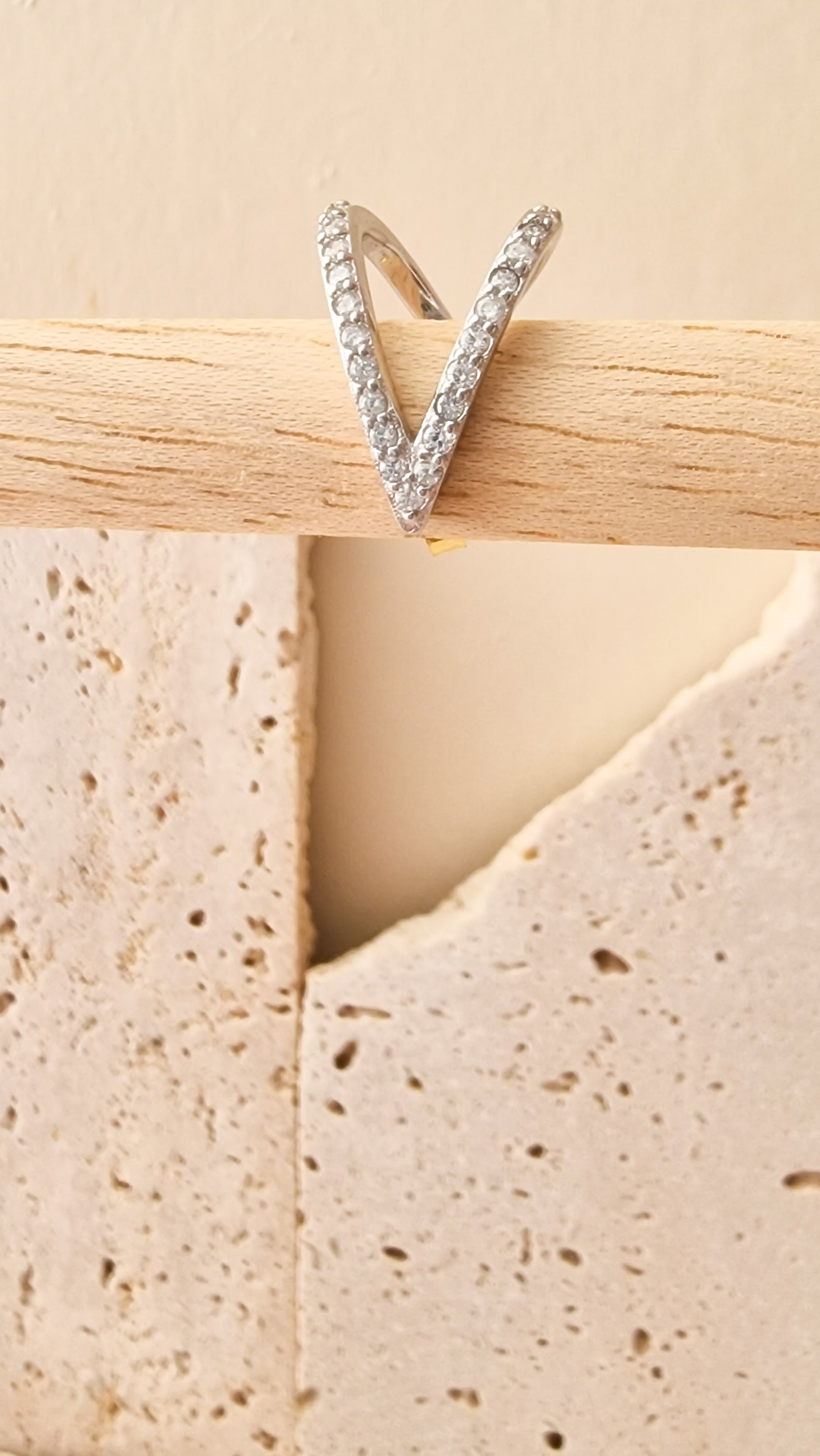 Separately oorbel Zilver
