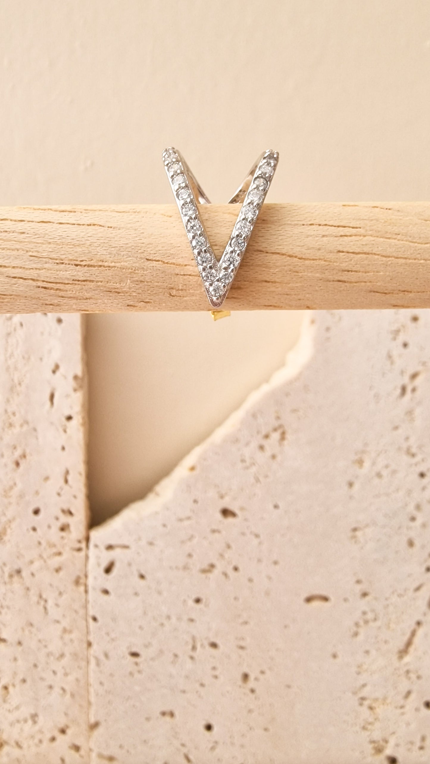 Separately oorbel Zilver