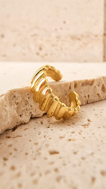 Striped earcuff