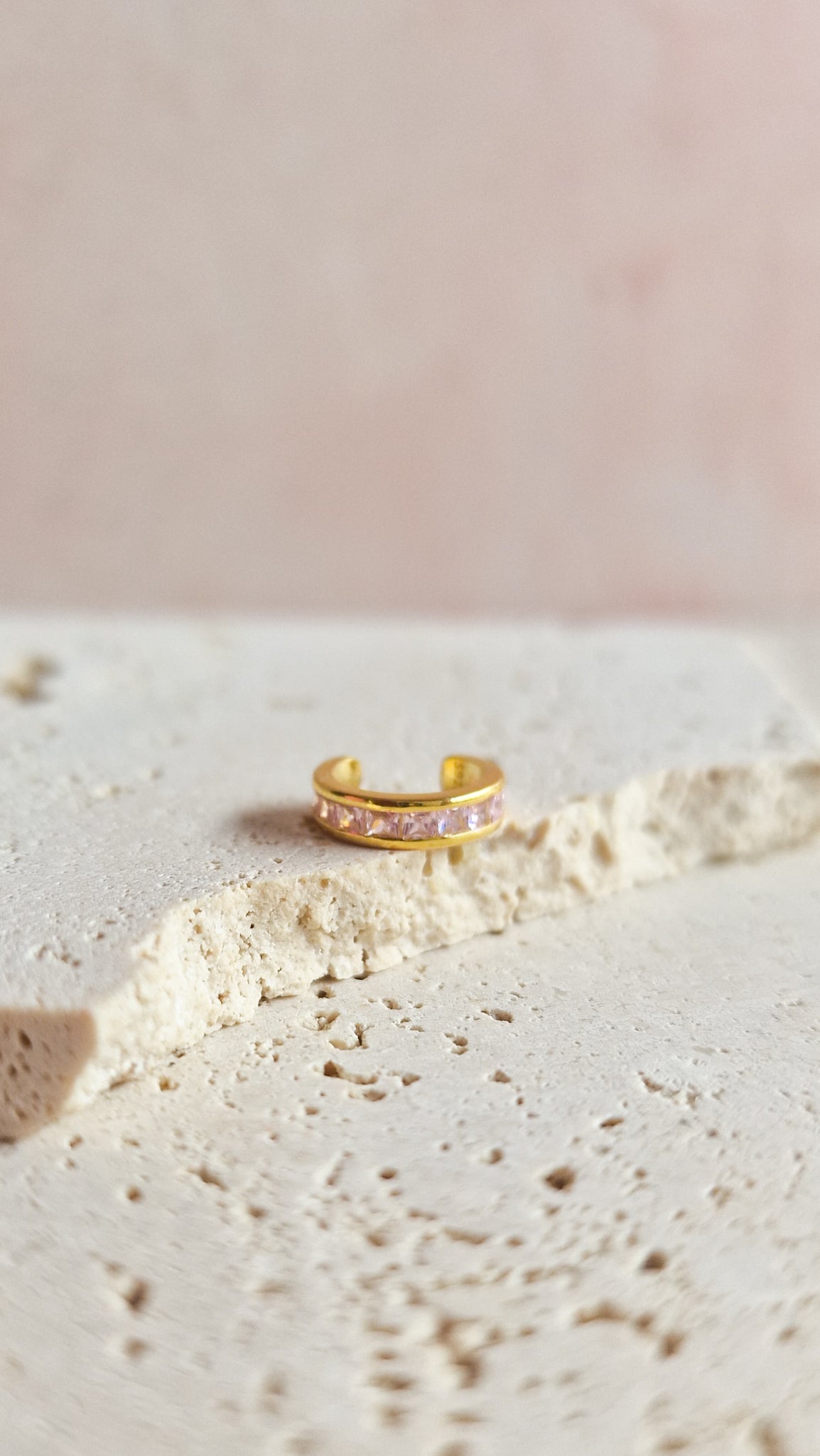 Pink earcuff