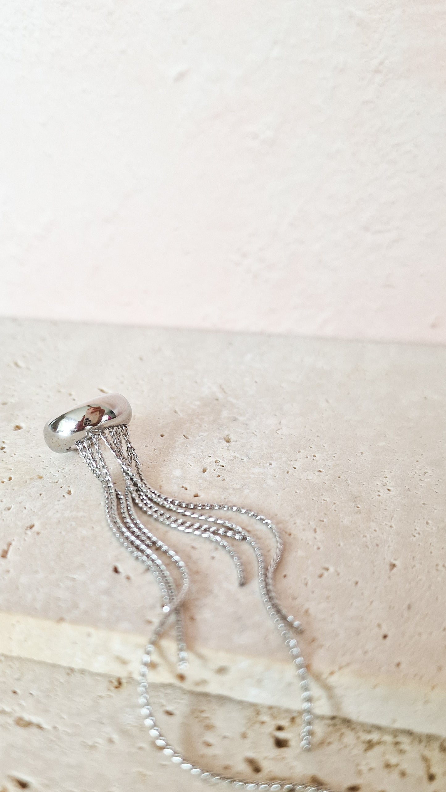 Gala ear cuff zilver