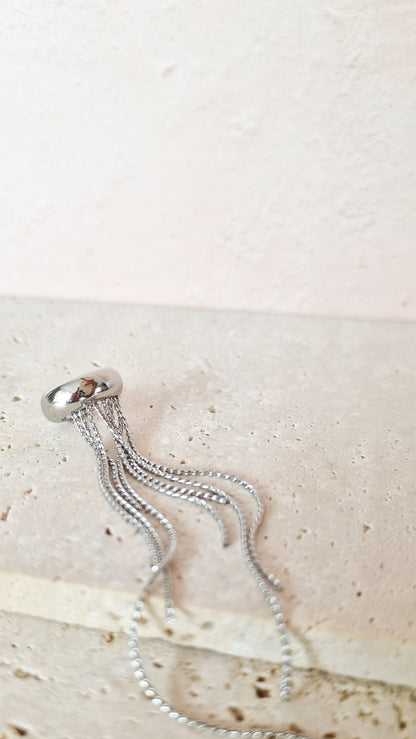 Gala ear cuff zilver