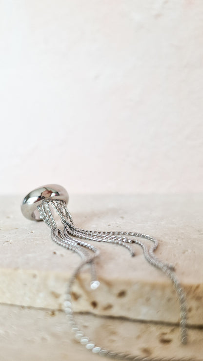 Gala ear cuff zilver