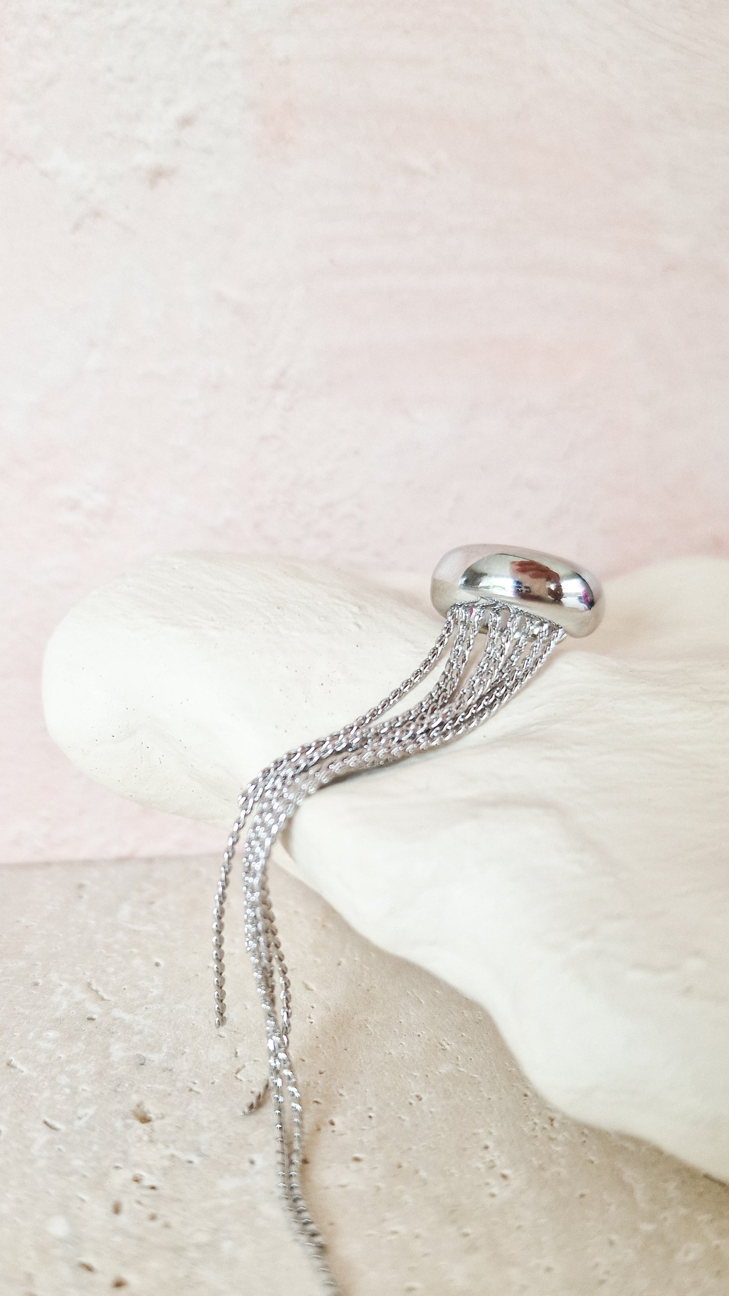 Gala ear cuff zilver