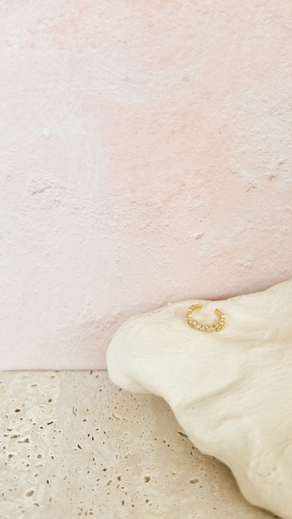 Bubbles ear cuff