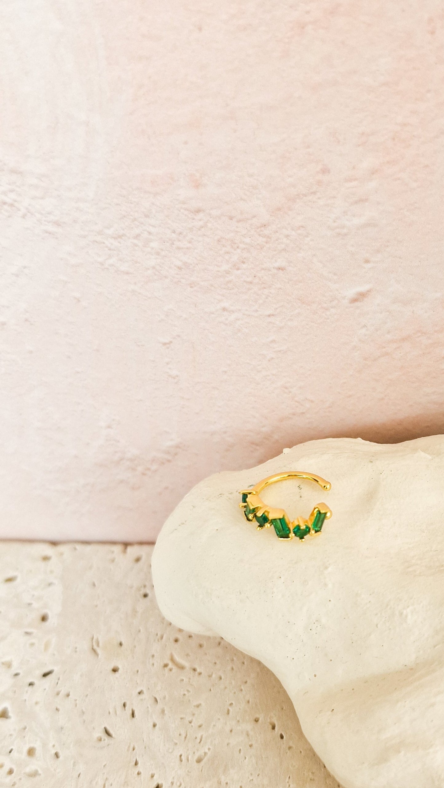 Growing green ear cuff