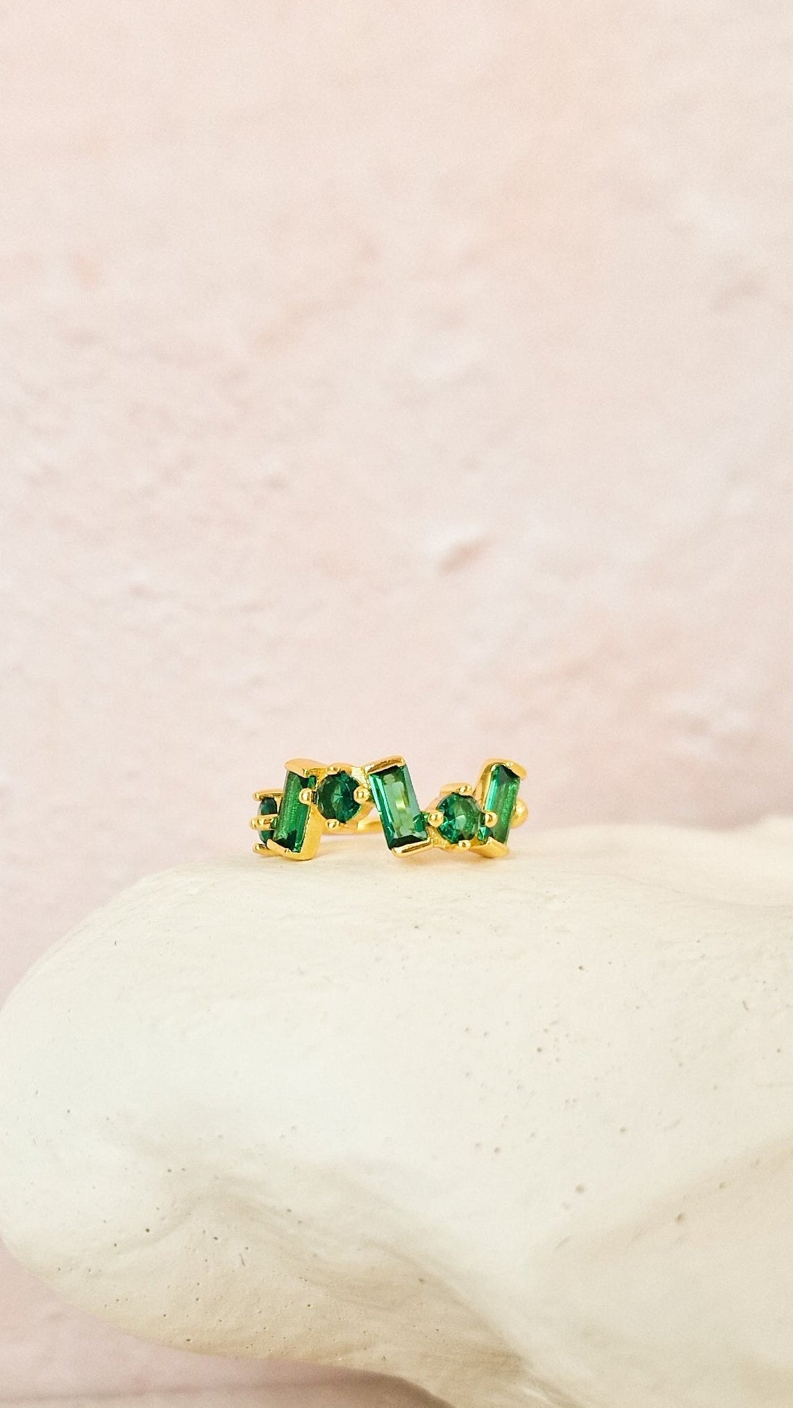 Growing green ear cuff