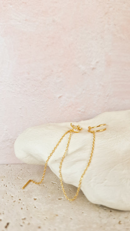 Here I am oorbel en ear cuff