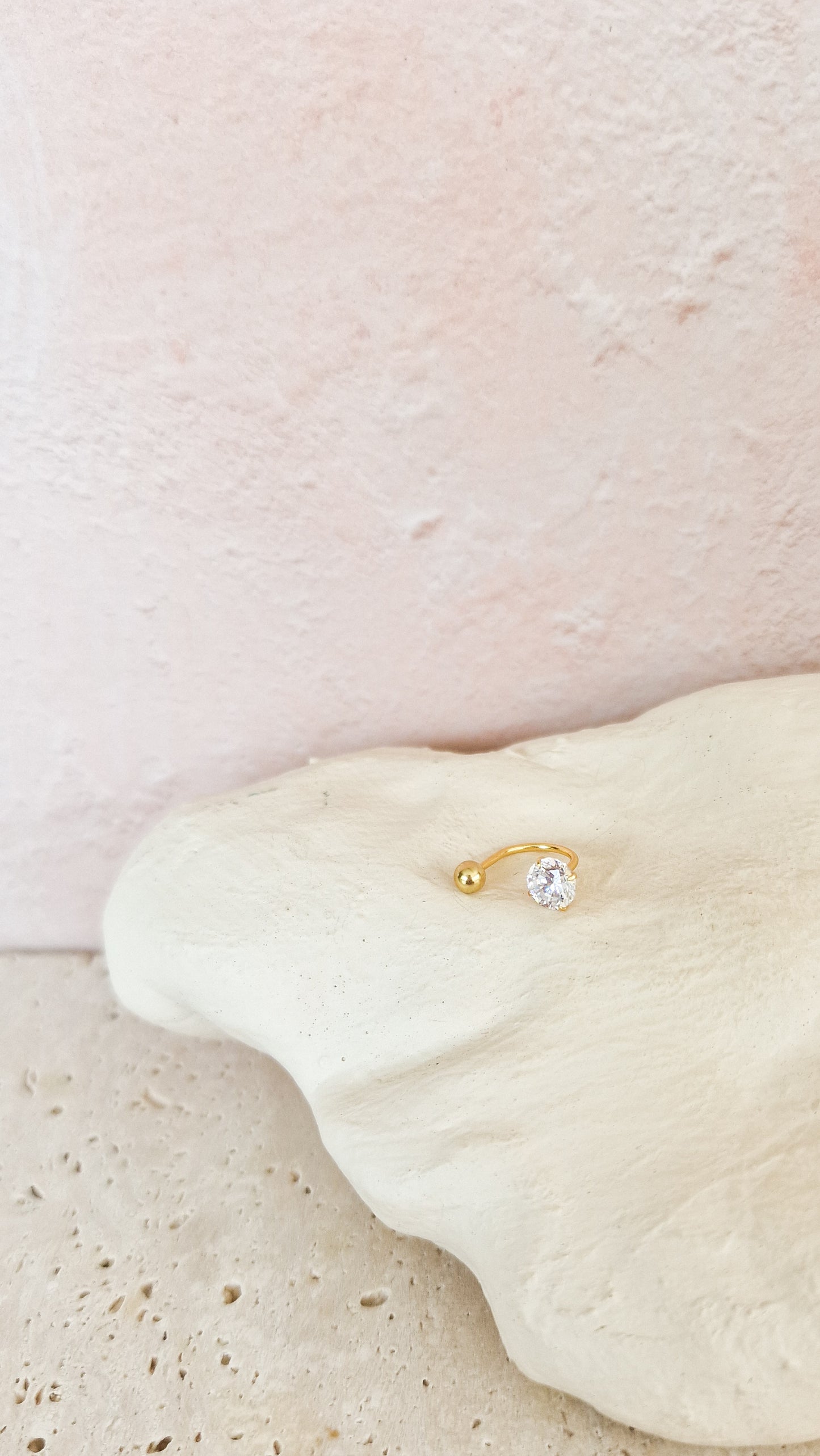 Stones and balls piercing goud