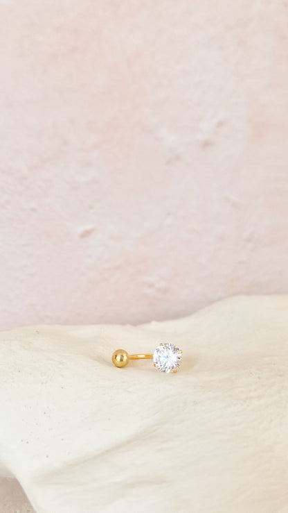 Stones and balls piercing goud