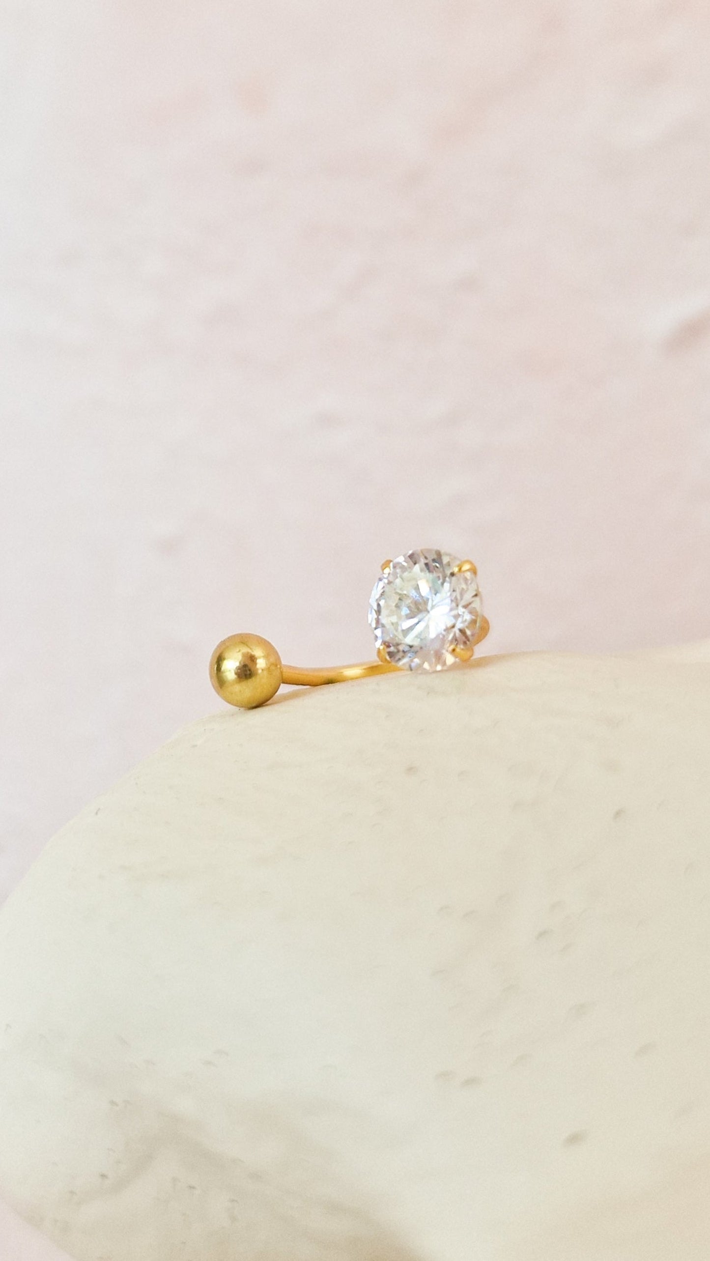 Stones and balls piercing goud