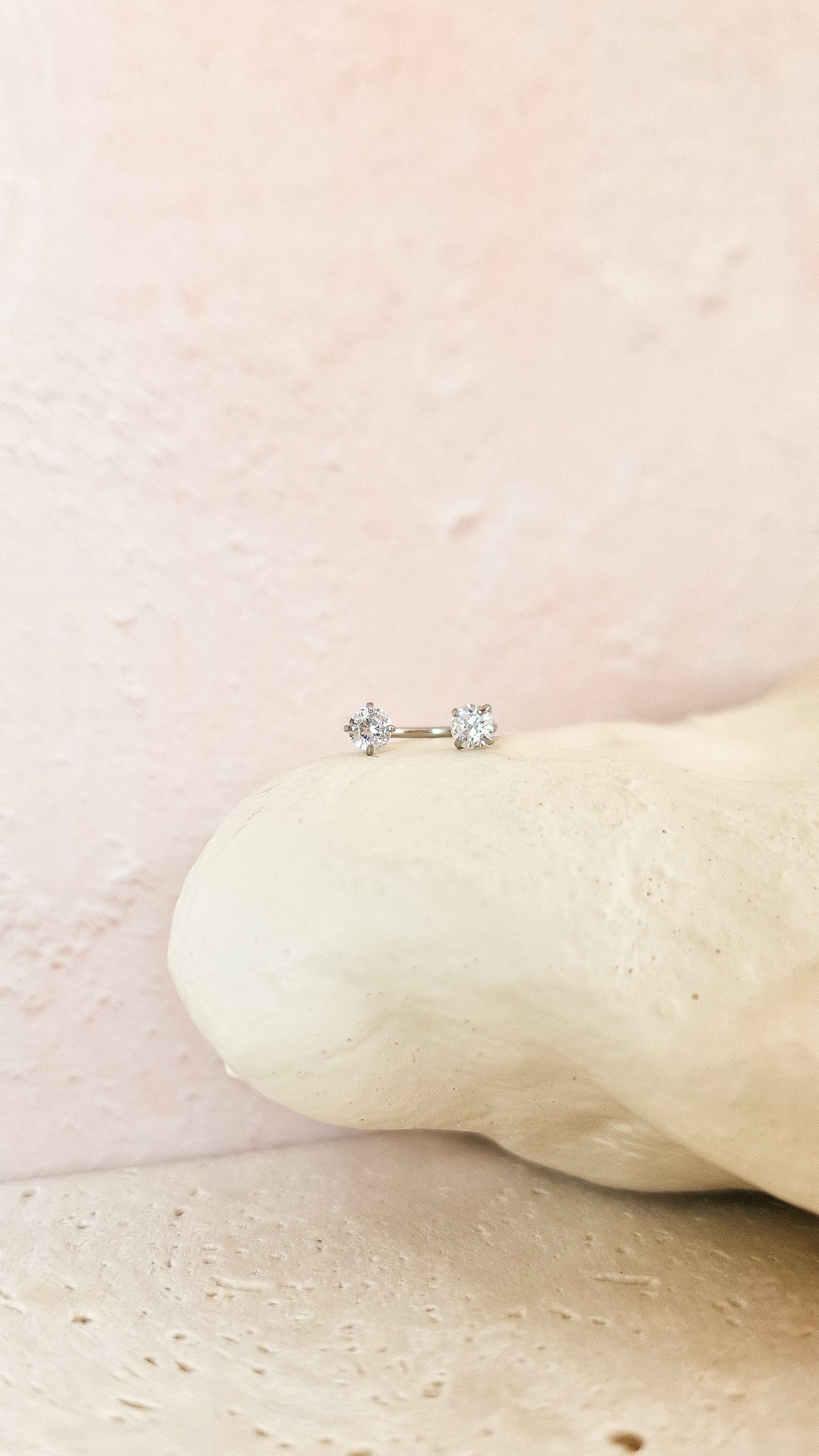 Shiny shiny piercing zilver