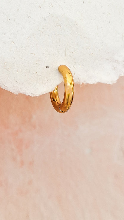 Basic rounded 11mm oorbel