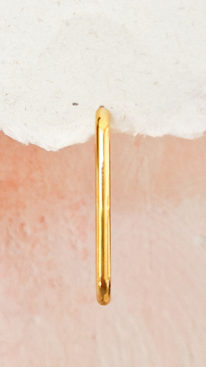 Long Way oorbel Goud
