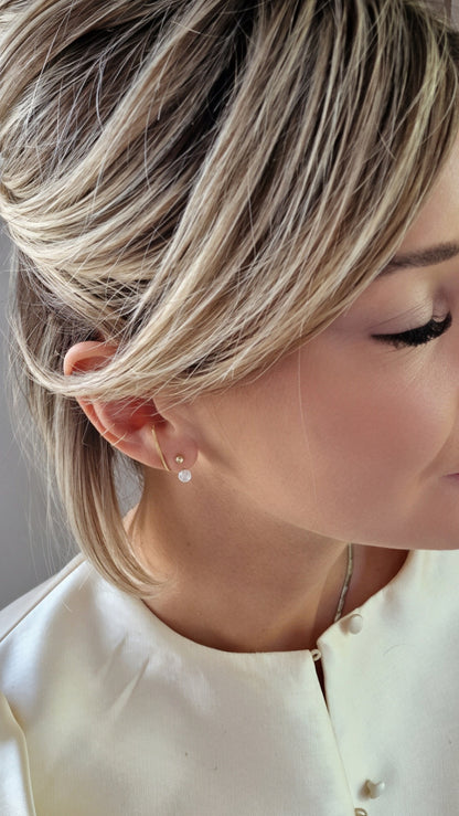 Stones and balls piercing goud