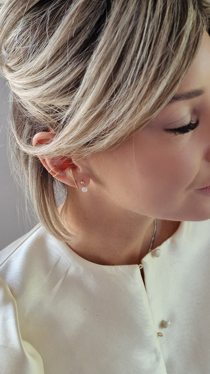 Double hug ear cuff