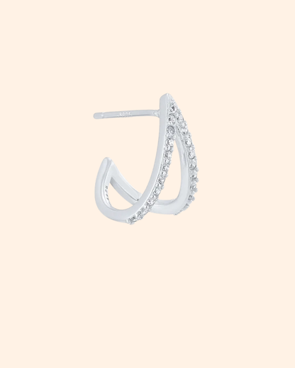 Separately oorbel Zilver