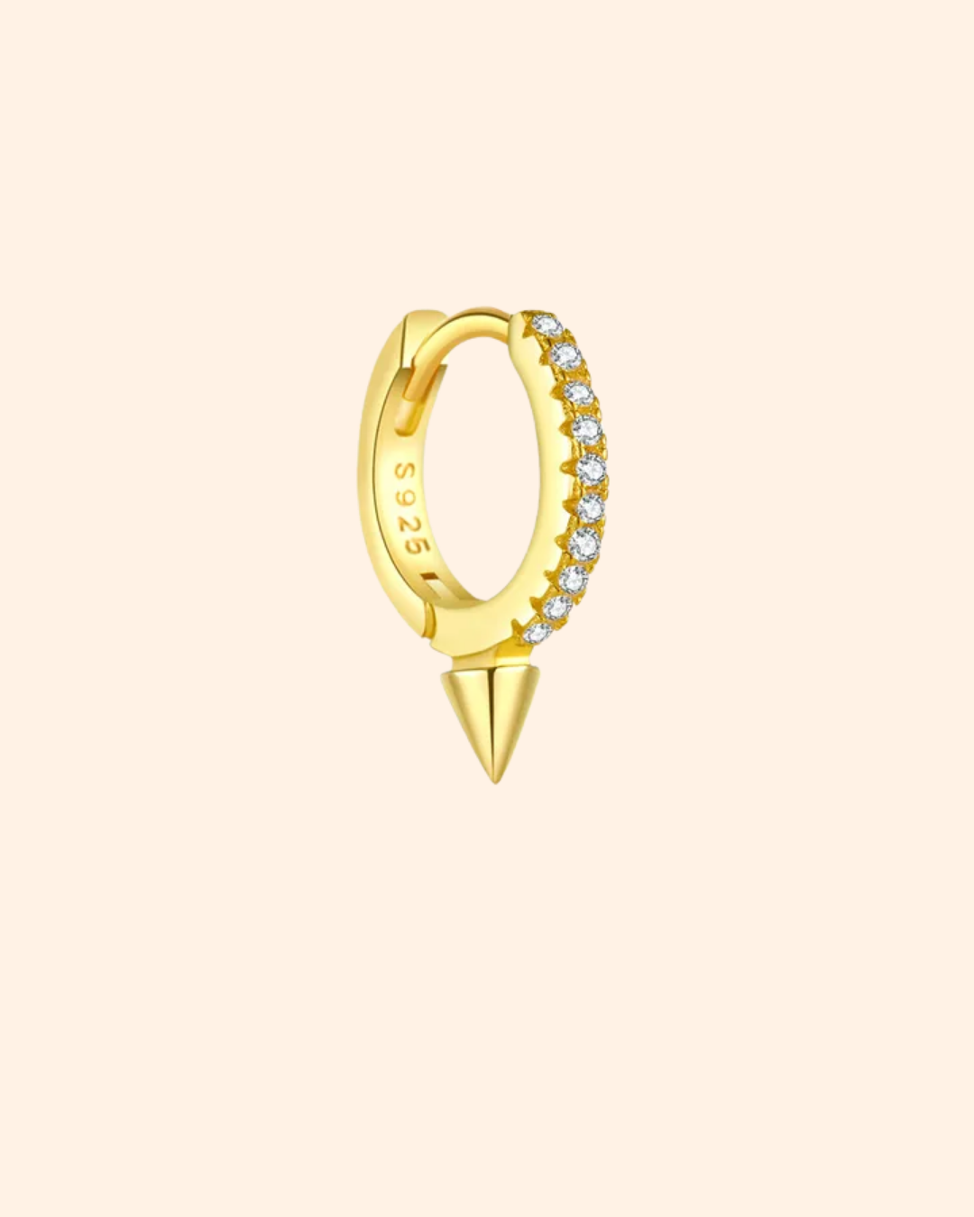 Small spike oorbel