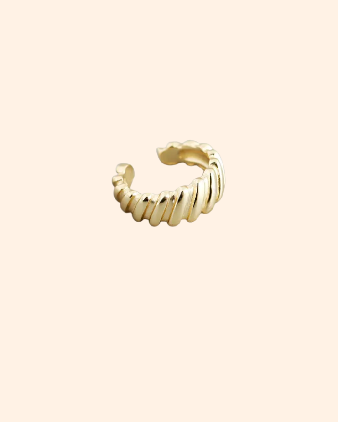 Striped earcuff