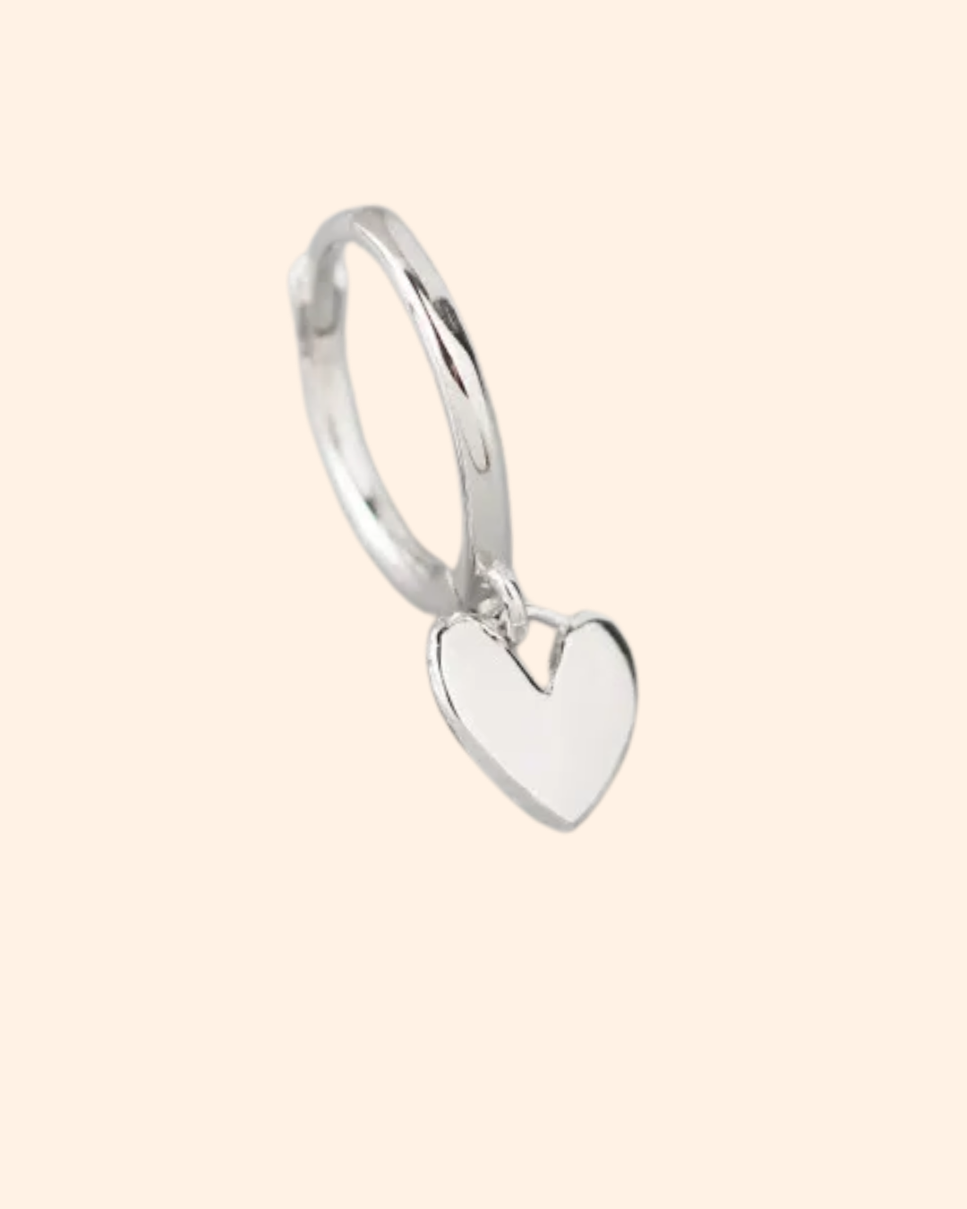 True love oorbel ZILVER