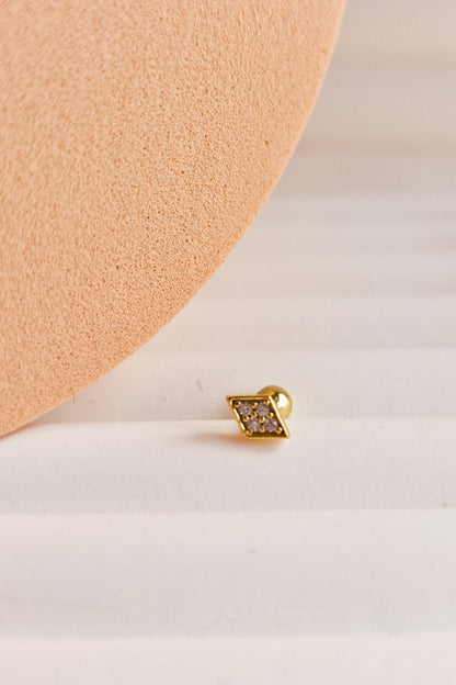 Ruit strass Piercing