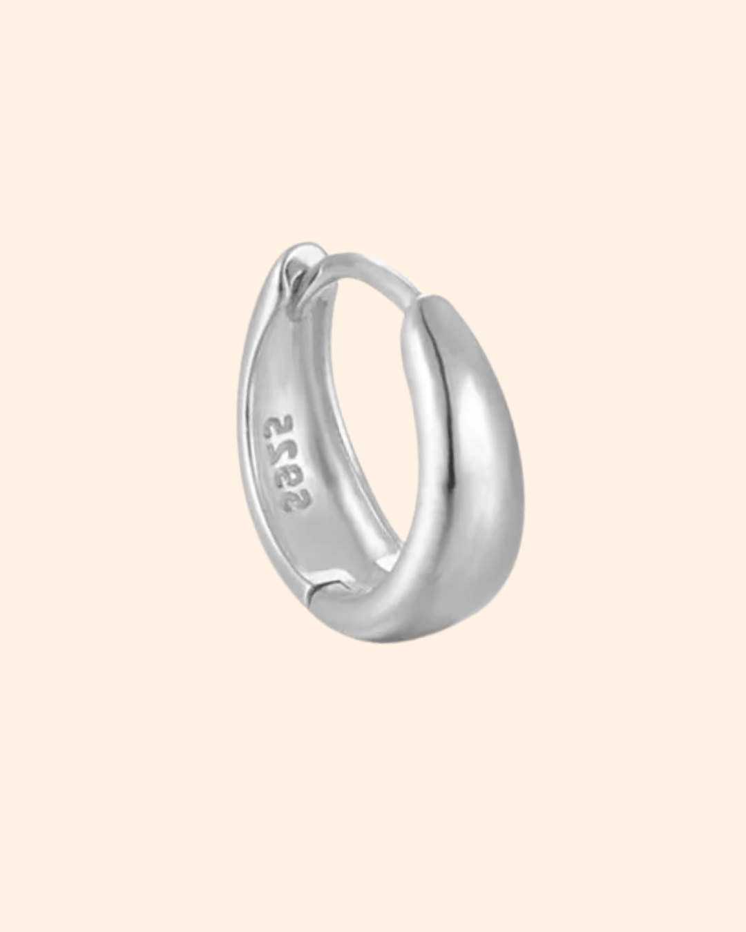 Though oorbel ZILVER
