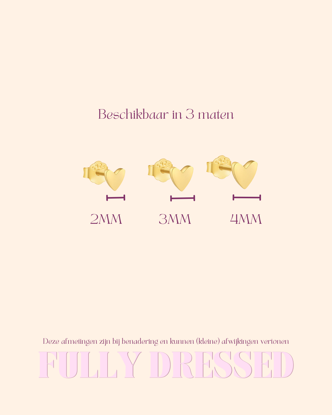 My heart steker (verschillende groottes)